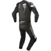 Combinezon de piele ALPINESTARS ATEM V4 BLACK/GREY/WHITE 2PC thumb