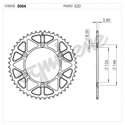 Pinion fata TROFEO 365004R41