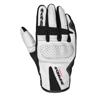 Manusi moto pentru femei SPIDI CHARME 2 BLACK/WHITE