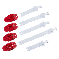 Catarame pentru cizme motocross O'NEAL RIDER PRO RED/WHITE Catarame pentru cizme motocross O'NEAL RIDER PRO RED/WHITE