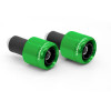 Capete ghidon BARRACUDA  BAR ENDS GREEN 17mm