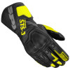 Manusi moto de piele SPIDI STS-3 BLACK/NEON YELLOW