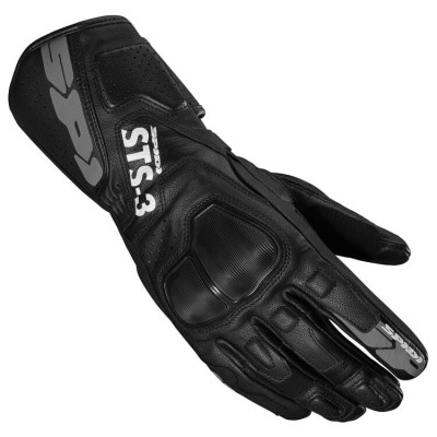 Manusi moto de piele pentru femei SPIDI STS-3 BLACK