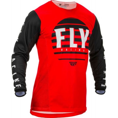 Bluza motocross FLY RACING KINETIC K220-BLACK/RED/WHITE
