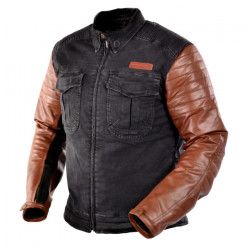 Geaca moto Trilobite 964 Acid Scrambler DENIM BROWN