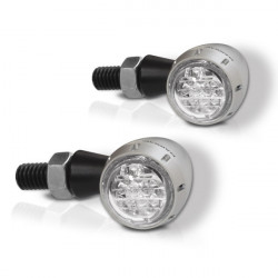 Semnalizare  moto LED BARRACUDA S-LED B-LUX SILVER 
