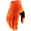 Manusi motocross 100% RIDEFIT-FLOU ORANGE/BLACK thumb