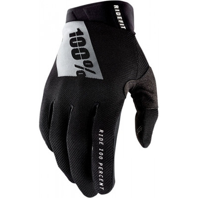 Manusi motocross 100% RIDEFIT-BLACK/WHITE