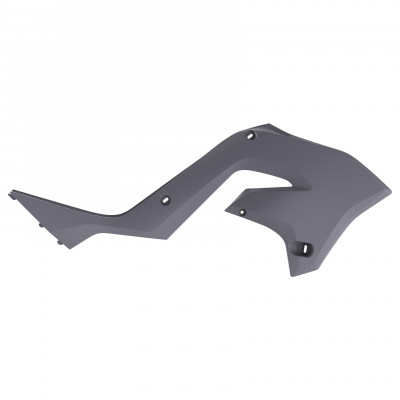 Capace laterale Polisport Kawasaki KX125 / 250 restiling KX450 - 2003-08 Nardo Grey