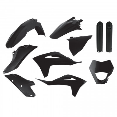 Kit plastic Enduro Polisport pentru GAS GAS EC/EC-F - 2021 Black