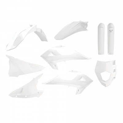 Kit plastic Enduro Polisport pentru GAS GAS EC/ECE -2018-2020 White
