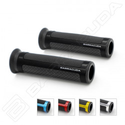 Mansoane moto BARRACUDA GRIPS RACING SILVER BLUE 