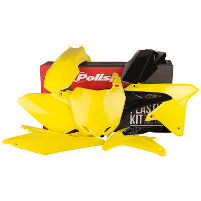 Kit plastic MX Polisport pentru RMZ450 (14-15) - 2008-17 Yellow OEM Color