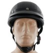 Casca retro Leather, Negru thumb