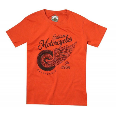 Tricou moto TRILOBITE SCCTM18 VINTAGE ORANGE