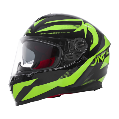 Casca O'NEAL CHALLENGER EXO V.22 BLACK/NEON YELLOW