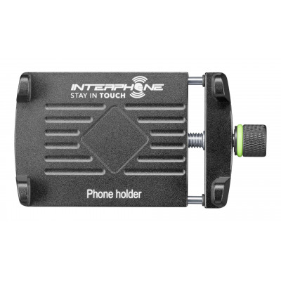 Suport moto universal din aluminiu Interphone pentru telefoane de pana la 6,2