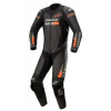 Combinezon moto de piele ALPINESTARS GP FORCE V2 1PC BLACK/FLUO RED