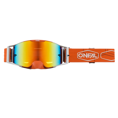 Ochelari motocross O`NEAL B-30 HEXX V.22 ORANGE/WHITE - RADIUM RED