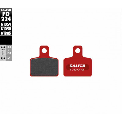 Placute frana spate Galfer TRIAL TOP FD224G1805 Placute frana spate Galfer TRIAL TOP FD224G1805