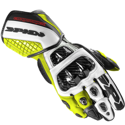 Manusi moto SPIDI Carbo track EVO BLACK/FLUO