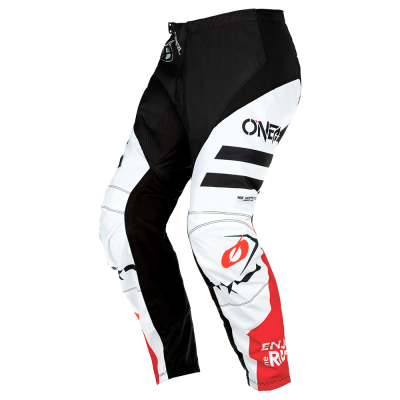 Pantaloni motocross O’NEAL ELEMENT SQUADRON V.22 WHITE/BLACK