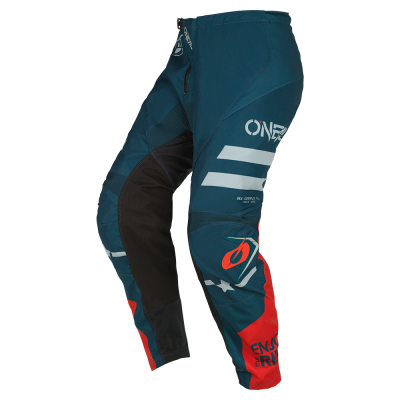 Pantaloni motocross O’NEAL ELEMENT SQUADRON V.22 TEAL/GRAY