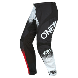 Pantaloni motocross O’NEAL ELEMENT RACEWEAR V.22 BLACK/WHITE/RED