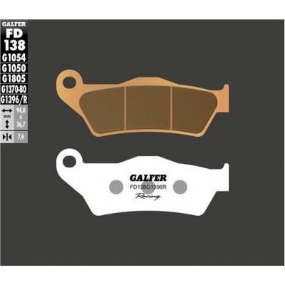 Placute frana fata/spate Galfer SINTERED RACING FD138G1396R Placute frana fata/spate Galfer SINTERED RACING FD138G1396R