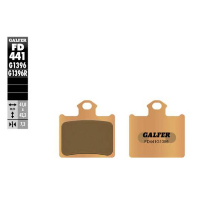 Placute frana spate Galfer SINTERED FD441G1396 Placute frana spate Galfer SINTERED FD441G1396