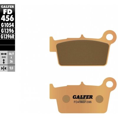 Placute frana spate Galfer SINTERED FD456G1396 Placute frana spate Galfer SINTERED FD456G1396