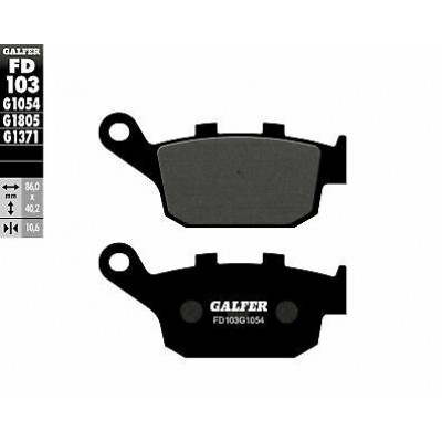 Placute frana spate Galfer SEMI METAL FD103G1054 Placute frana spate Galfer SEMI METAL FD103G1054