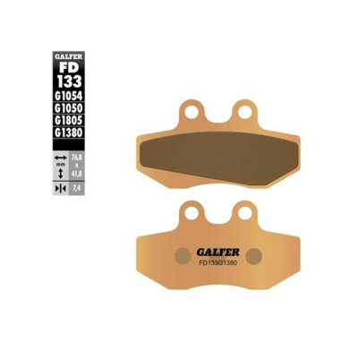 Placute frana fata Galfer SINTERED SCOOTER FD133G1380 Placute frana fata Galfer SINTERED SCOOTER FD133G1380
