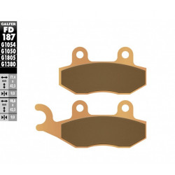 Placute frana fata/spate Galfer SINTERED SCOOTER FD187G1380 Placute frana fata/spate Galfer SINTERED SCOOTER FD187G1380