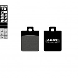 Placute frana fata/spate Galfer SEMI METAL FD200G1054 Placute frana fata/spate Galfer SEMI METAL FD200G1054