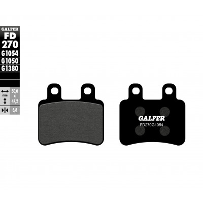 Placute moto fata/spate Galfer SEMI METAL FD270G1054 Placute moto fata/spate Galfer SEMI METAL FD270G1054