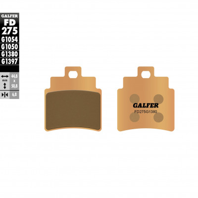 Placute frana fata/spate Galfer SINTERED SCOOTER FD275G1380 Placute frana fata/spate Galfer SINTERED SCOOTER FD275G1380