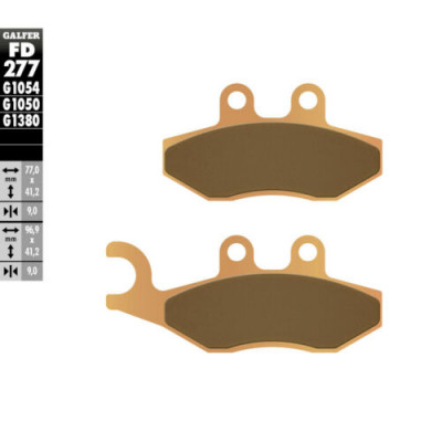 Placute frana fata/spate Galfer SINTERED SCOOTER FD277G1380 Placute frana fata/spate Galfer SINTERED SCOOTER FD277G1380