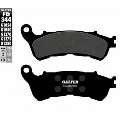Placute frana fata Galfer SEMI METAL FD344G1054 Placute frana fata Galfer SEMI METAL FD344G1054