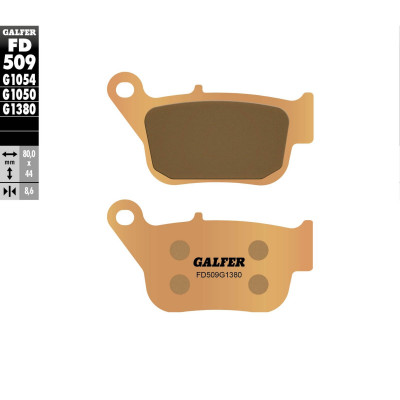 Placute frana fata/spate Galfer SINTERED SCOOTER FD509G1380 Placute frana fata/spate Galfer SINTERED SCOOTER FD509G1380