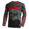 Bluza motocross O`NEAL ELEMENT CAMO V.22 BLACK/RED
