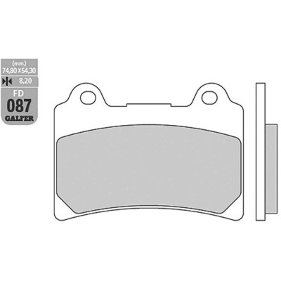 Placute frana fata/spate Galfer SEMI METAL FD087G1054 Placute frana fata/spate Galfer SEMI METAL FD087G1054