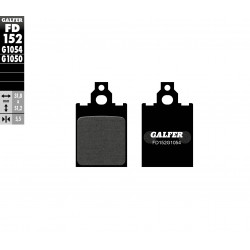 Placute moto fata/spate Galfer SEMI METAL FD152G1054 Placute moto fata/spate Galfer SEMI METAL FD152G1054
