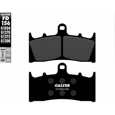 Placute frana fata Galfer SEMI METAL FD156G1054