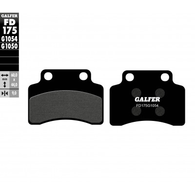 Placute frana fata/spate Galfer SEMI METAL FD175G1054 Placute frana fata/spate Galfer SEMI METAL FD175G1054