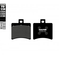 Placute frana spate Galfer SEMI METAL FD228G1054 Placute frana spate Galfer SEMI METAL FD228G1054