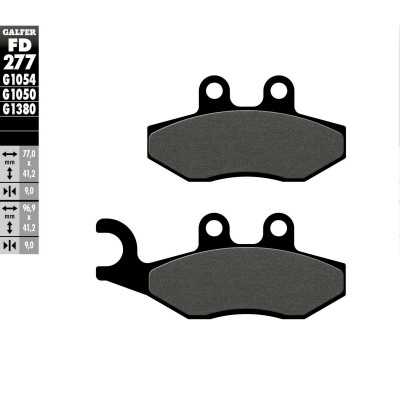 Placute moto fata/spate Galfer SEMI METAL FD277G1054 Placute moto fata/spate Galfer SEMI METAL FD277G1054