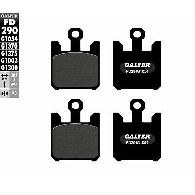 Placute frana fata Galfer SEMI METAL FD290G1054