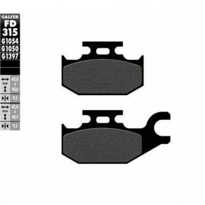 Placute moto fata/spate Galfer SEMI METAL FD315G1054 Placute moto fata/spate Galfer SEMI METAL FD315G1054