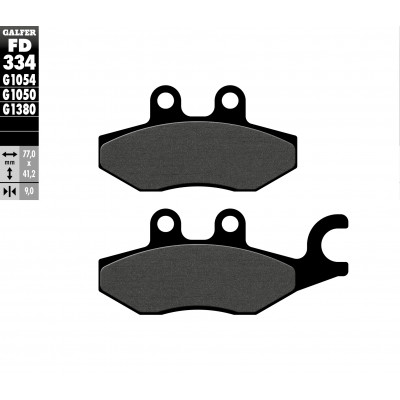 Placute frana moto, fata/spate Galfer SEMI METAL FD334G1054 Placute frana moto, fata/spate Galfer SEMI METAL FD334G1054